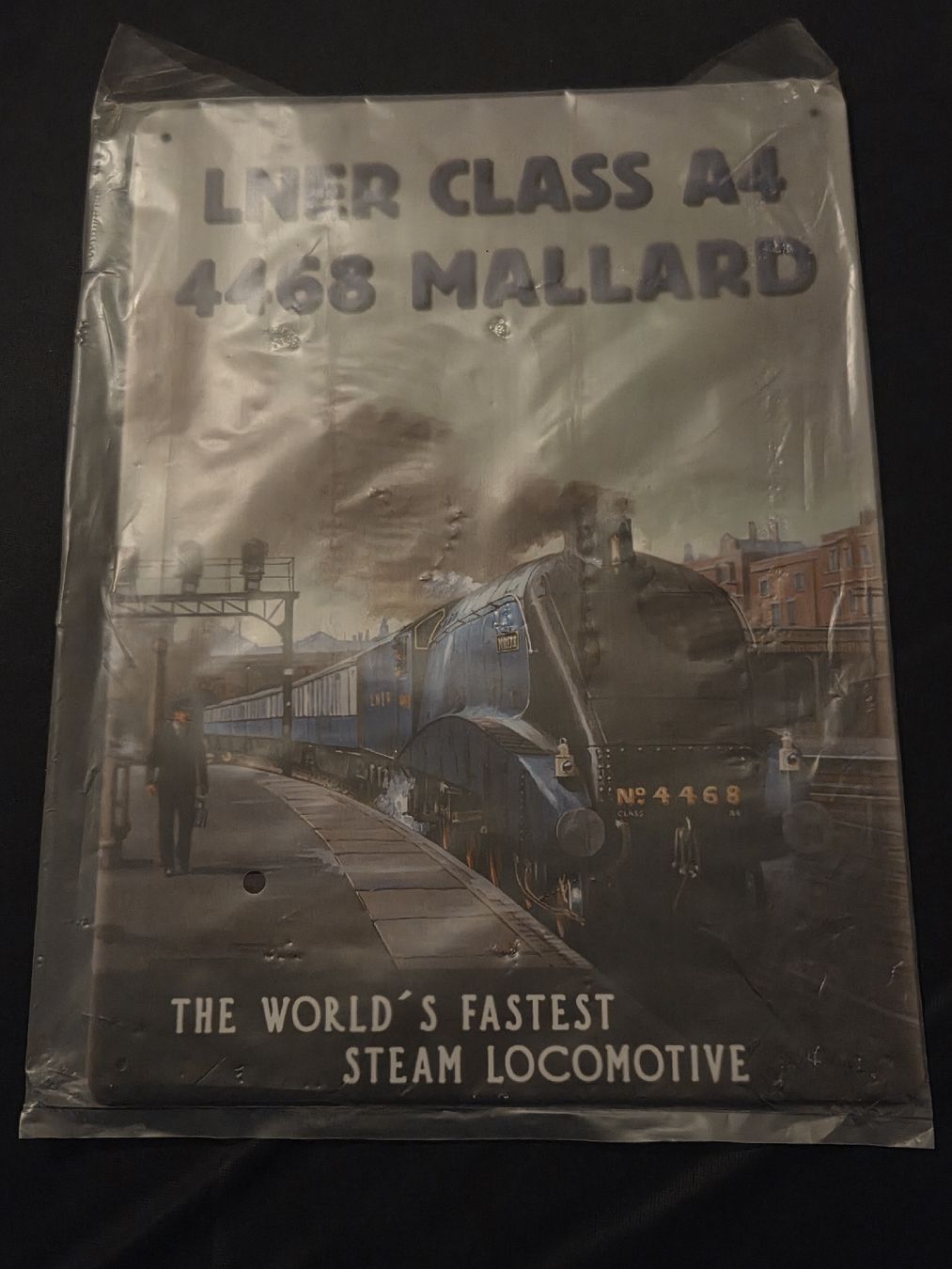 Schilder: Blechschild Lokomotive LNER – Neu und originalverpackt aus Zürich von Schmani_hu