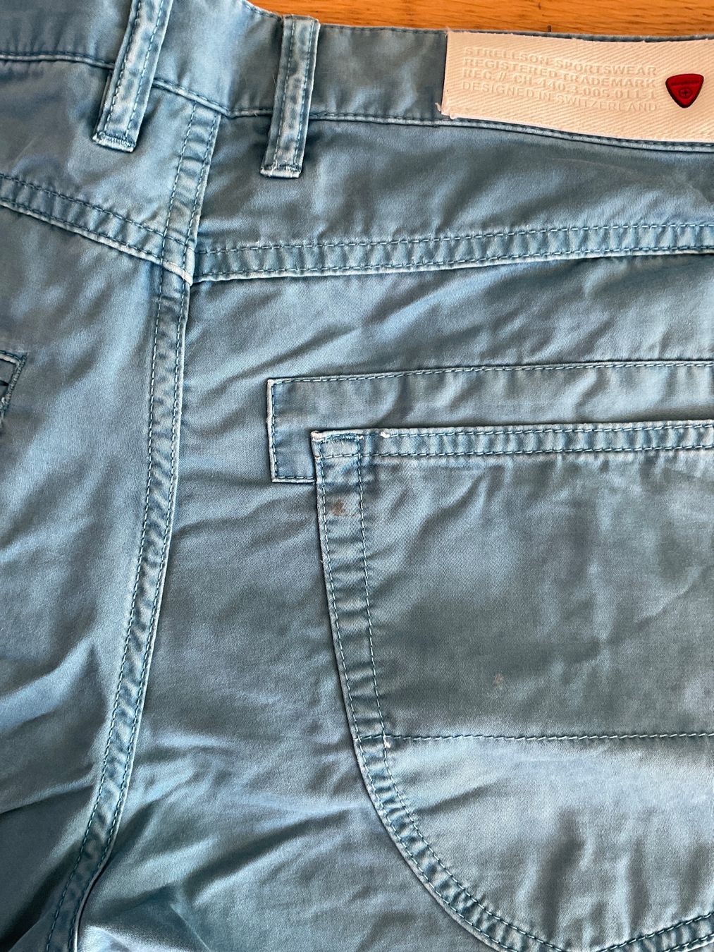 Strellson Pantaloni: Strellson shorts in blau – Usato da Pratteln venduto da Starfukker 2