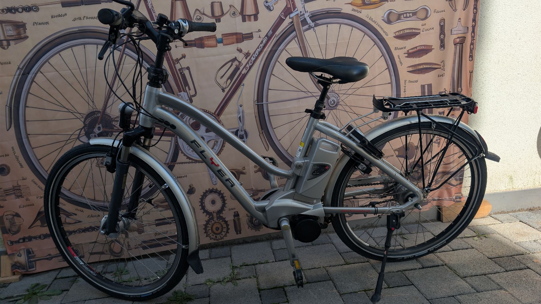 Flyer Velos: Flyer E-Bike silber Grösse S gebraucht – Gebraucht aus Menziken von ezadinho 7