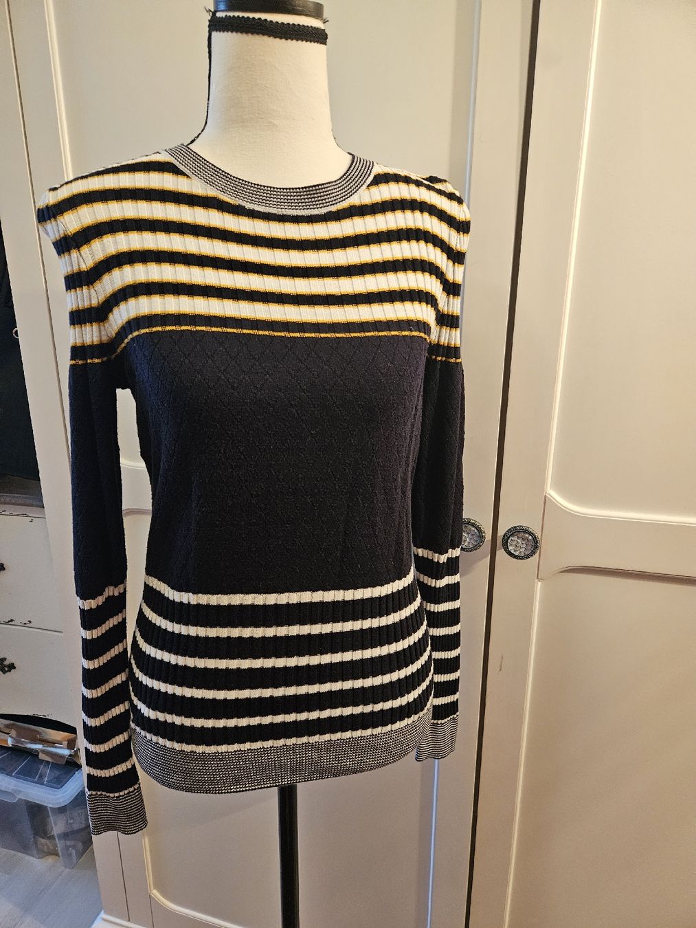 S.Oliver Pullover & Sweatshirts: S.Oliver Pullover, gestreift, Grösse M, Top Zustand! – Gebraucht aus Steckborn von suz_v2v6