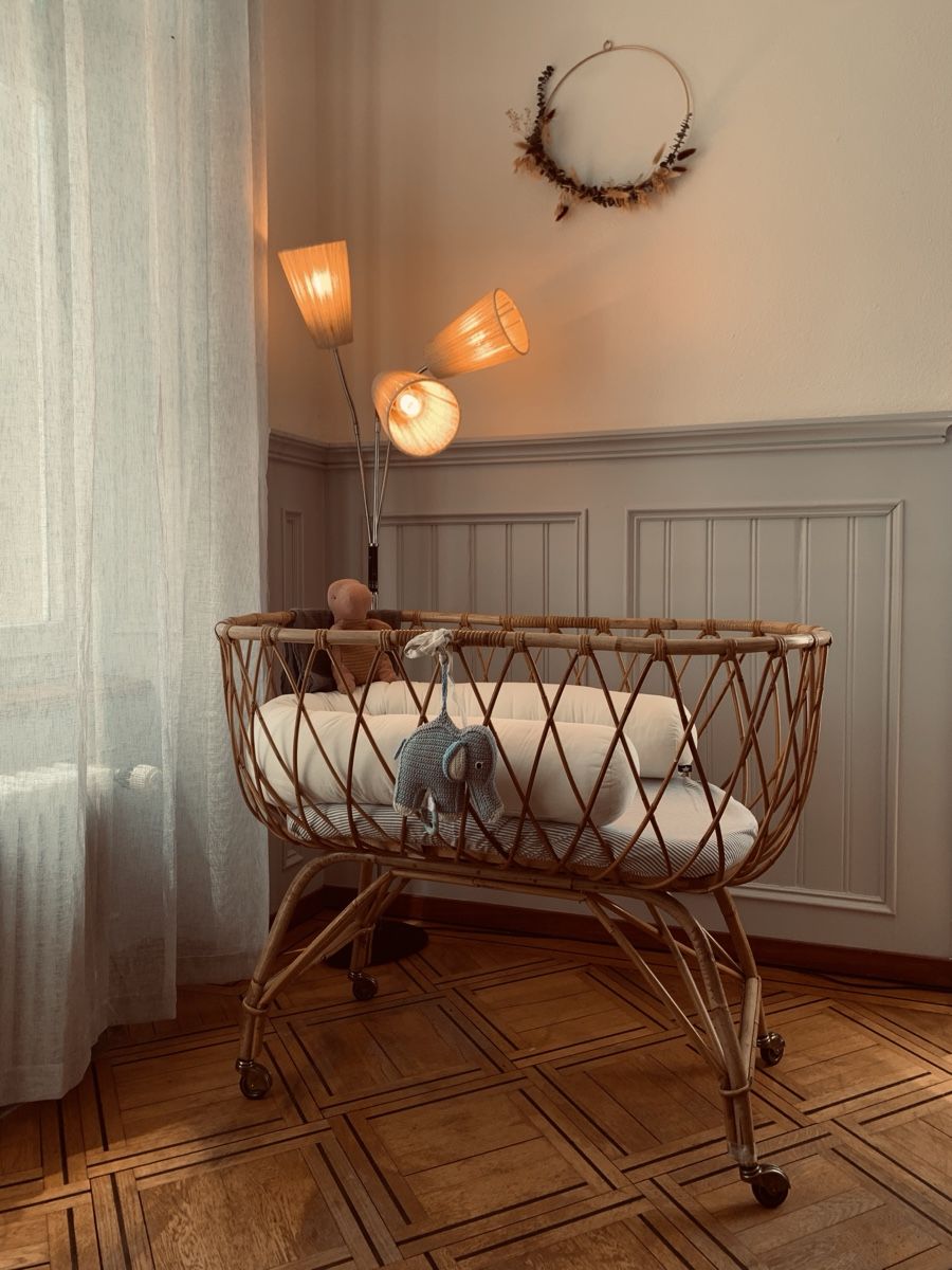 Mid Century Bambus Baby Bett 1950er (Gebraucht) in Drrensch fr CHF 490   nur Abholung auf Ricardo kaufen