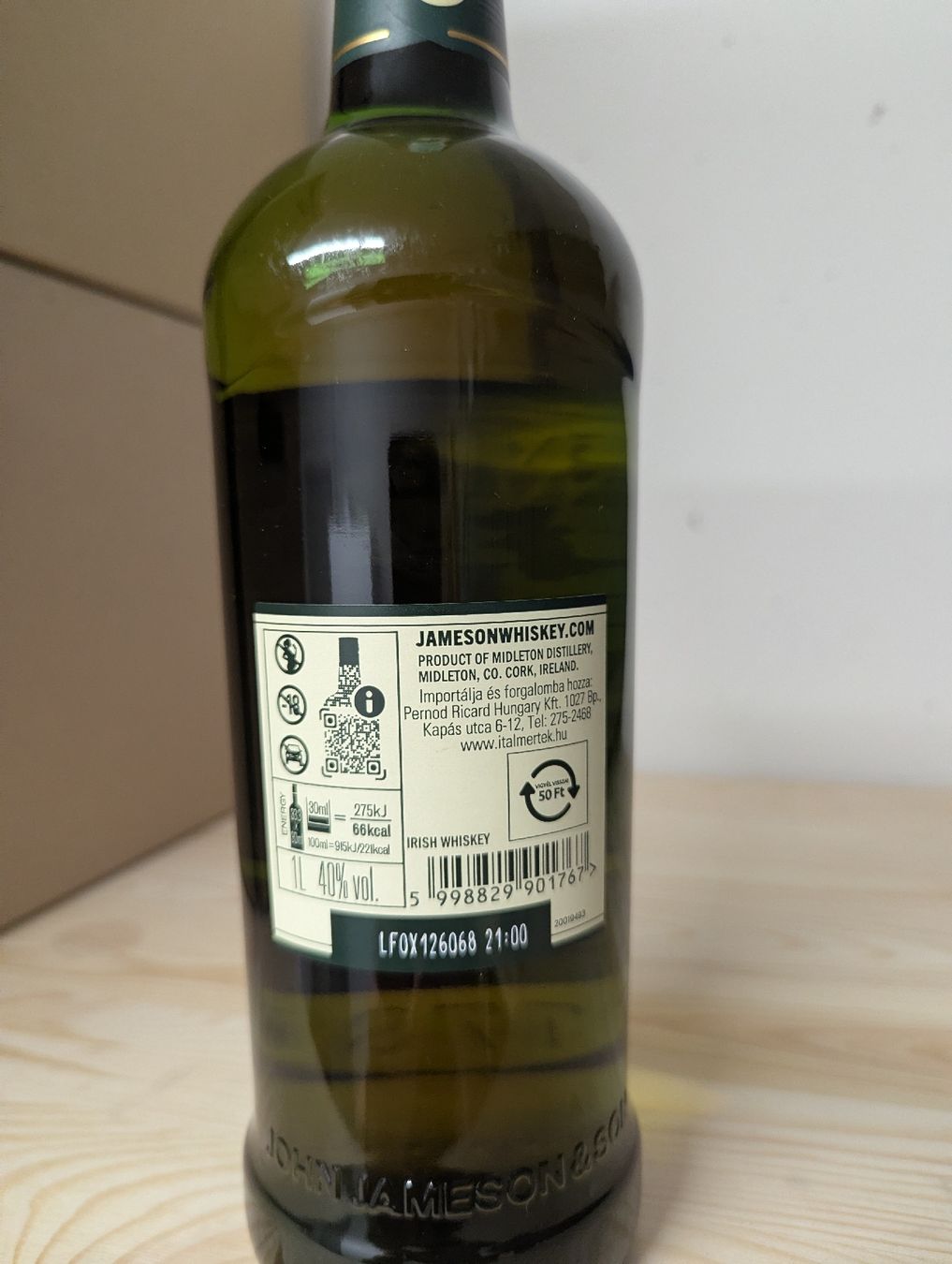 Bevande alcoliche: Jameson Triple Distilled 1L – Nuovo e nell'imballaggio originale da Saland venduto da ako_w9ms 1