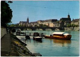 Basel - Rheinpartie mit Vogel-Gryff Fähre