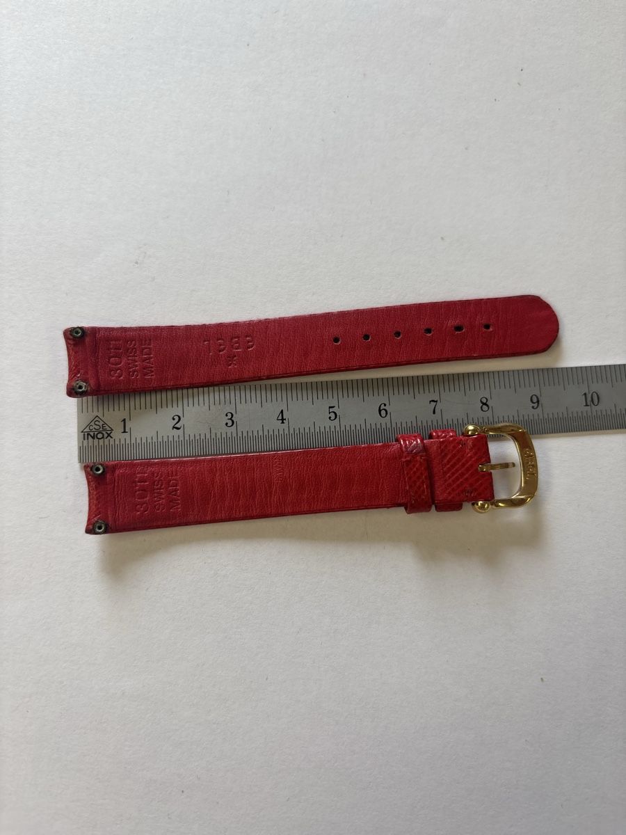 Ebel Armbänder & -reifen: Ebel Armband Leder 13x11mm rot – Neu (gemäss Beschreibung) aus Varen von Brico41 1