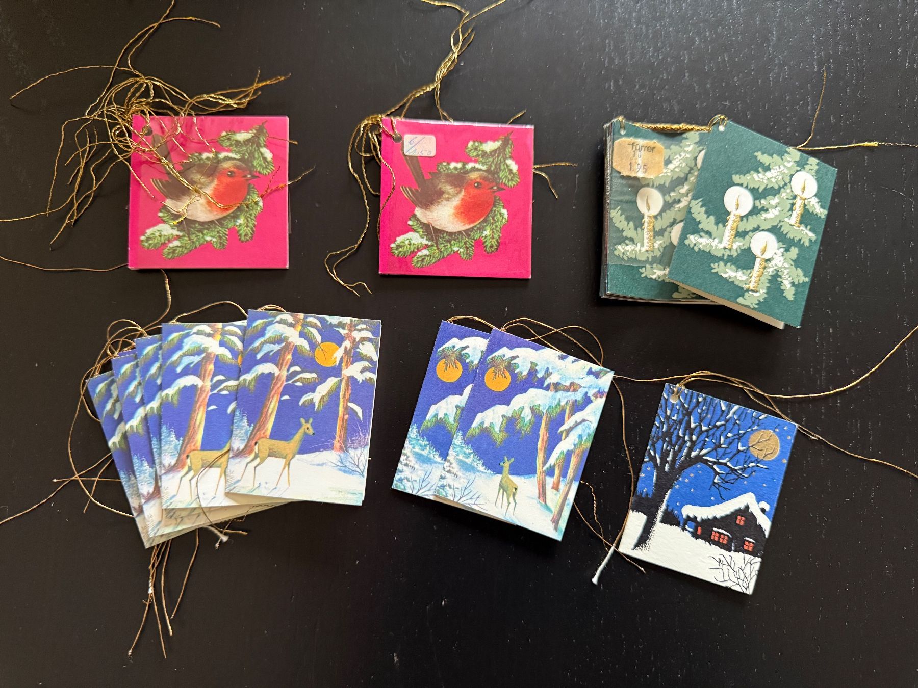 Tutte le decorazioni: Alte Weihnachtspakethänger Vintage – Nuovo (secondo la descrizione) da Erstfeld venduto da Mario_boe0 5