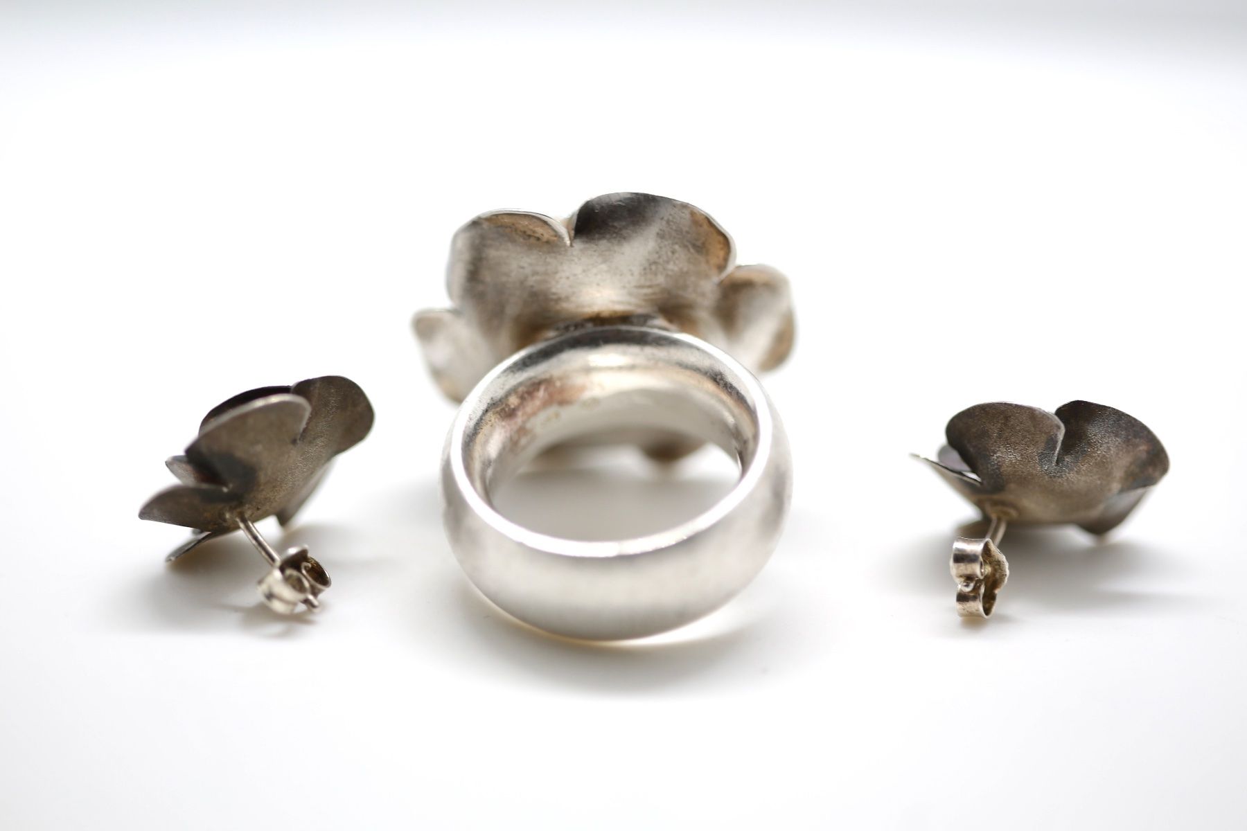 Autres bijoux: Silberring und Ohrstecker – D'occasion à Reinach BL par Han-Numismatik 2