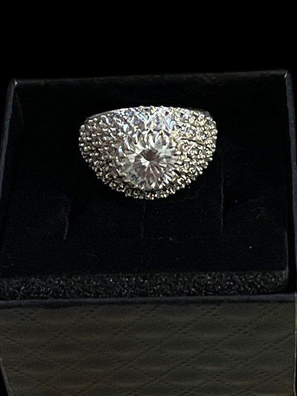 Anelli: Bague en Argent 925 Diamant Lab Certificat – Nuovo (secondo la descrizione) da Genève venduto da TradeCH 3