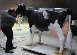 Holstein Friesian Kuh lebensgroß 3D HAEIGEMO® Milchrindrasse