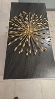 Grosse goldene Metall-Wanddeko