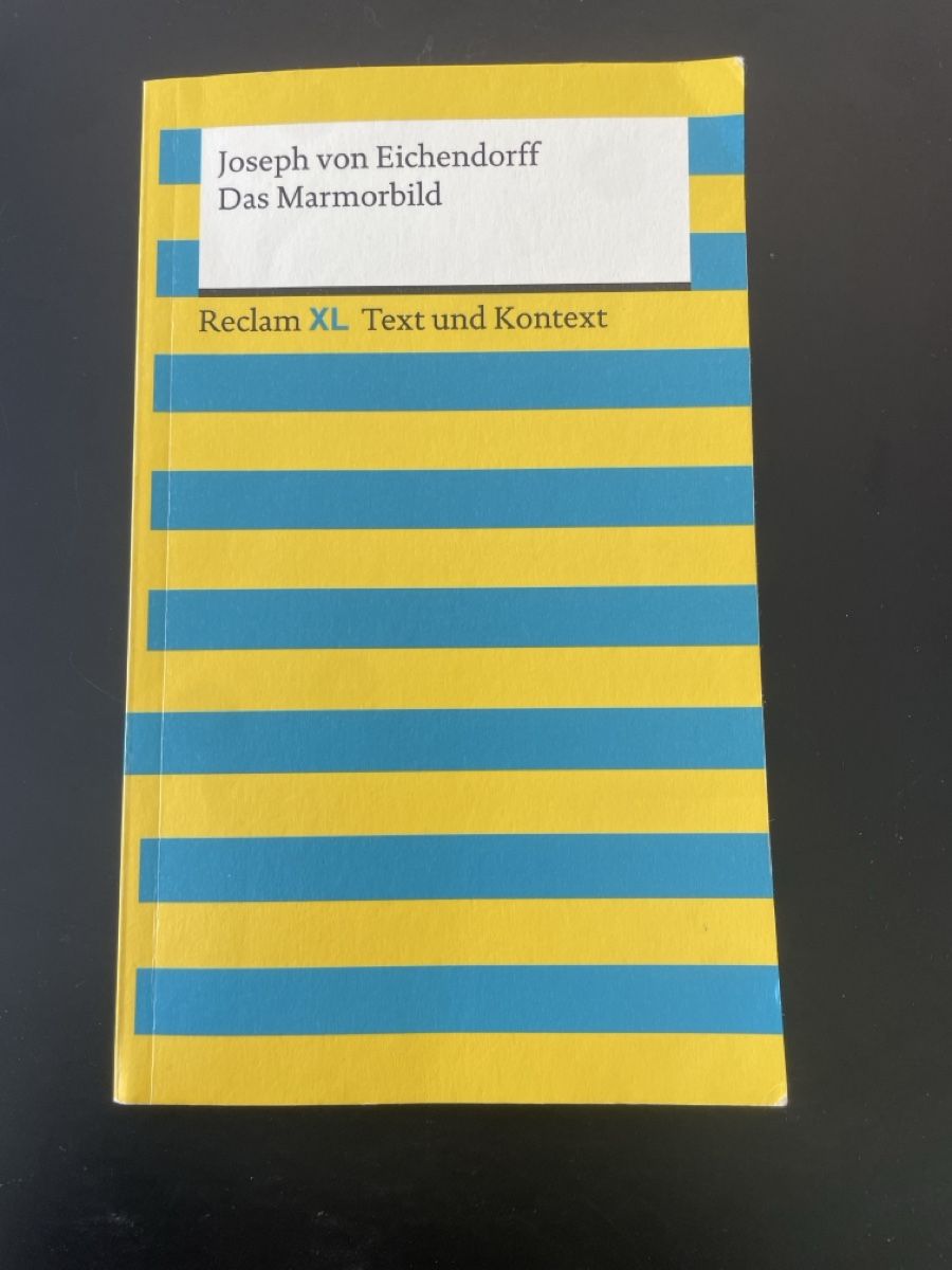 Libri: Joseph von Eichendorff Das Marmorbild Reclam XL Buch – Usato da Luzern venduto da nat_jwq7