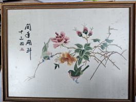 cadre avec brodure chinoise