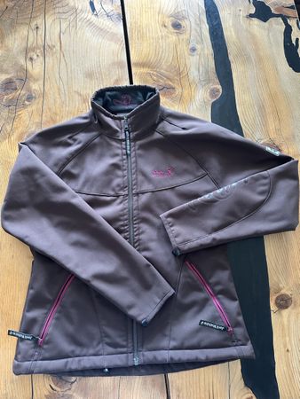 Jack Wolfskin Softshelljacke braun violett guter Zustand
