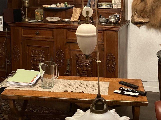 Lampade: antike Hänge-Lampe, Jugendstil – Usato da Zürich venduto da ylluw50 1