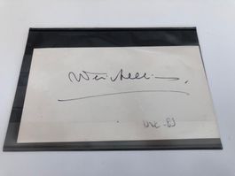 Autogrammkarte FEDERICO FELLINI