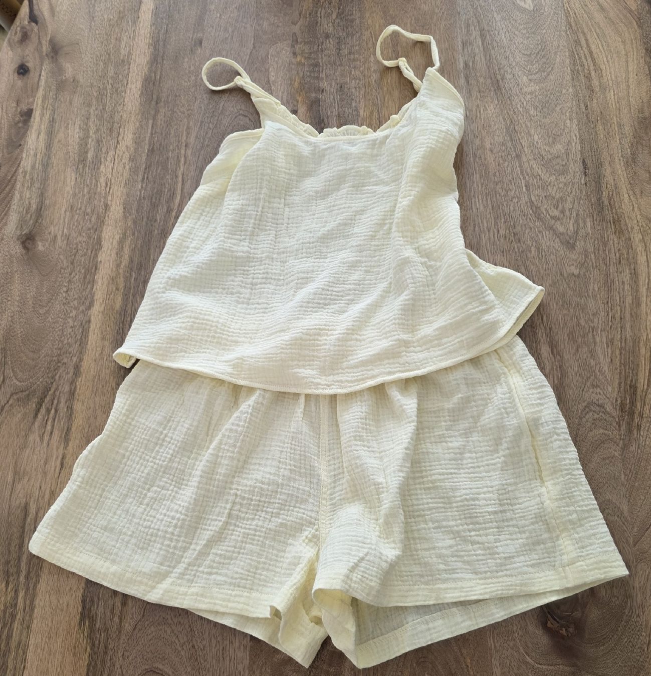 Negligees & Pigiami: Pyjama Set Baumwolle hellgelb Gr. M Neu – Nuovo (secondo la descrizione) da Rheinsulz venduto da Gilea 3