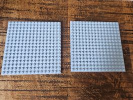 lego 91405 lot de 2 pièces Bright Light Blue Plate 16 x 16
