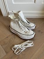 White platform Converse 39