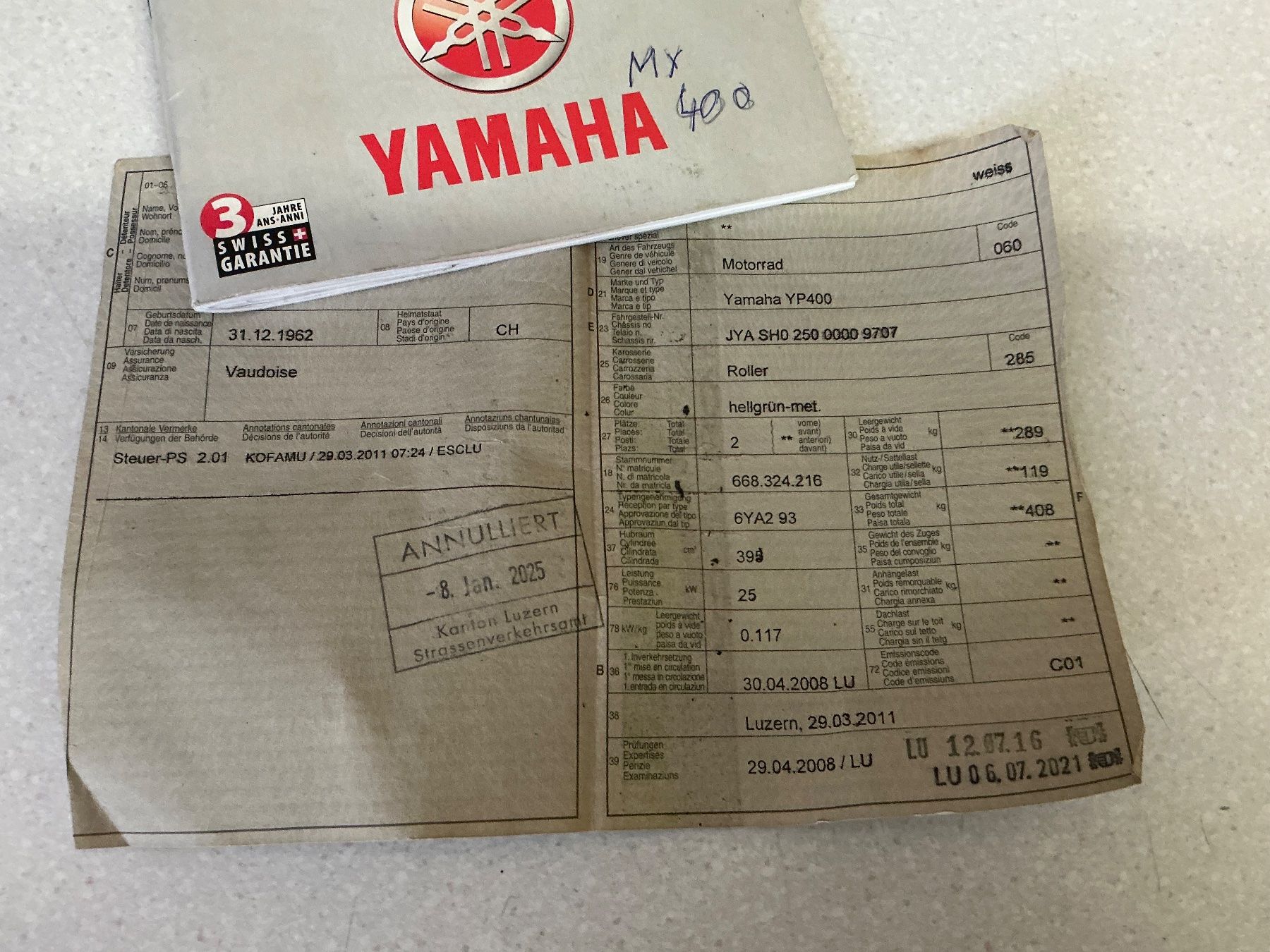 Yamaha Scooters: Yamaha YP400 Majesty – Gebraucht aus strengelbach von Zoks 9