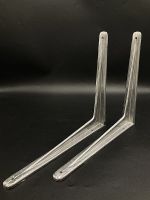 Winkel-Eisen | ca. 25x30 cm | Silber | 2 Stk.