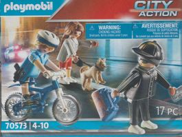 PLAYMOBIL CITY ACTION 70573 POLIZIOTTO IN BICI E BORSEGGIATO