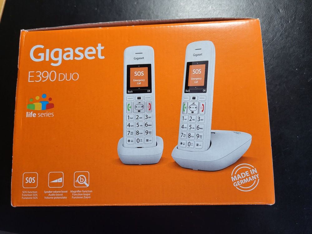 Schnurloses Telefon Gigaset E390 Duo auf Ricardo | Kaufen