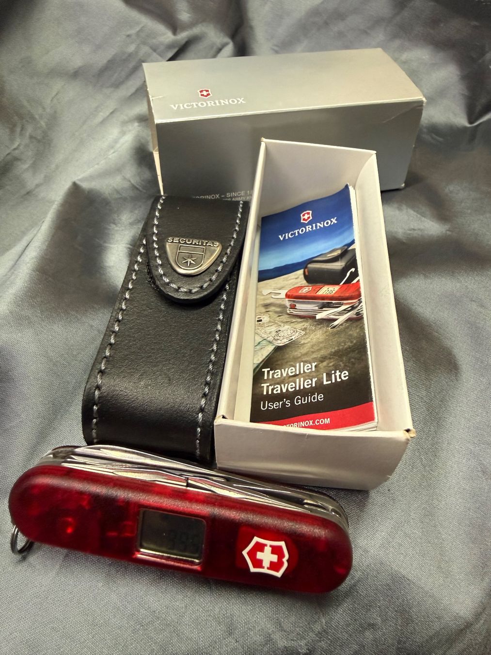 Victorinox Coltelli tascabile: Sackmesser Victorinox Sécuritas Traveller Lite – Nuovo e nell'imballaggio originale da Glattbrugg venduto da Xena14
