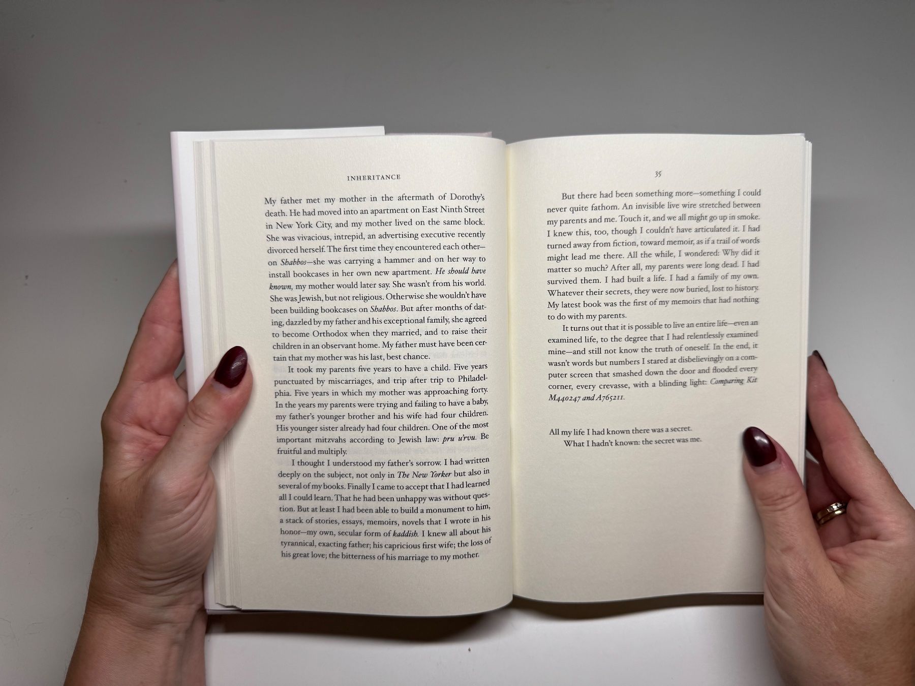Libri: NOVEL: Dani Shapiro, Inheritance – Usato da Grosswangen venduto da English_books 3