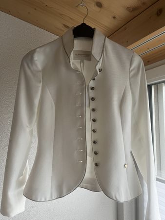 Alpenherz Hochzeitsjanker, neu und ungetragen, Grösse 32