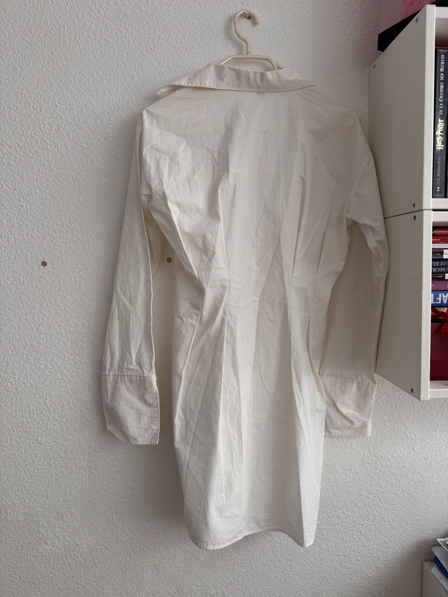H&M Vestiti: robe-chemise Blanche H&M taille 36 – Usato da Lausanne venduto da Michel_Ozcan 2