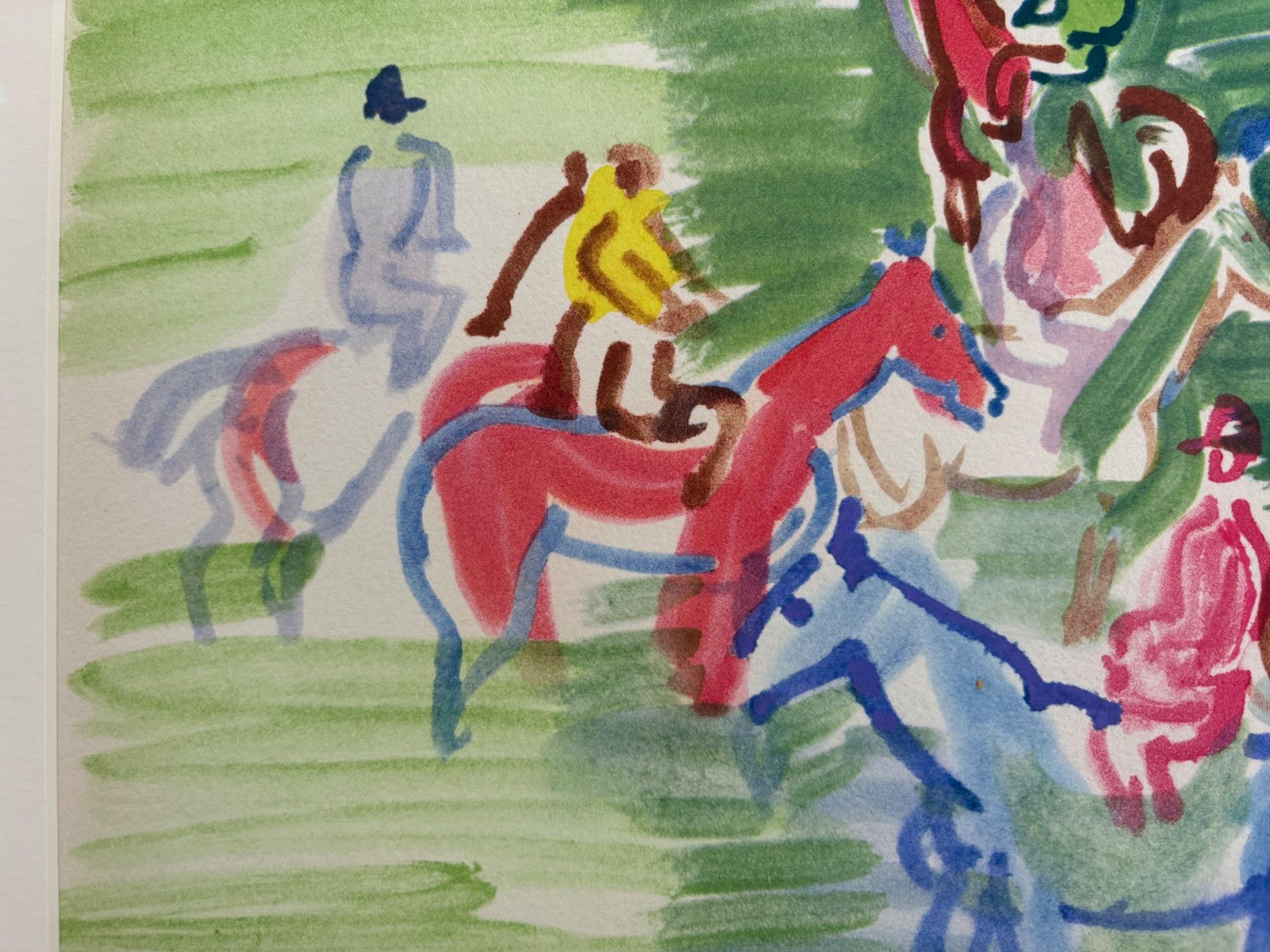 Grafica & Litografie: Raoul Dufy 'Paddock' Lithograph - Framed, Limited Edition – Usato da Zollikon venduto da Ostendo 3