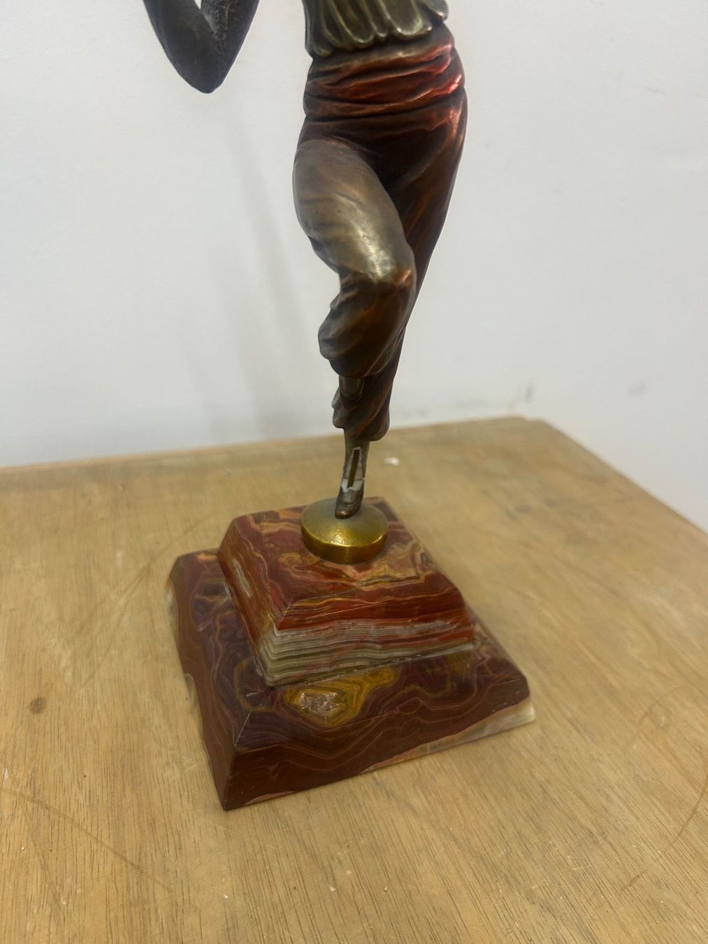 Sculture & Statue: Skulptur Mädchen mit Papagei Paul Philippe ca. um 1925 – Usato da Zürich venduto da Levelart 3