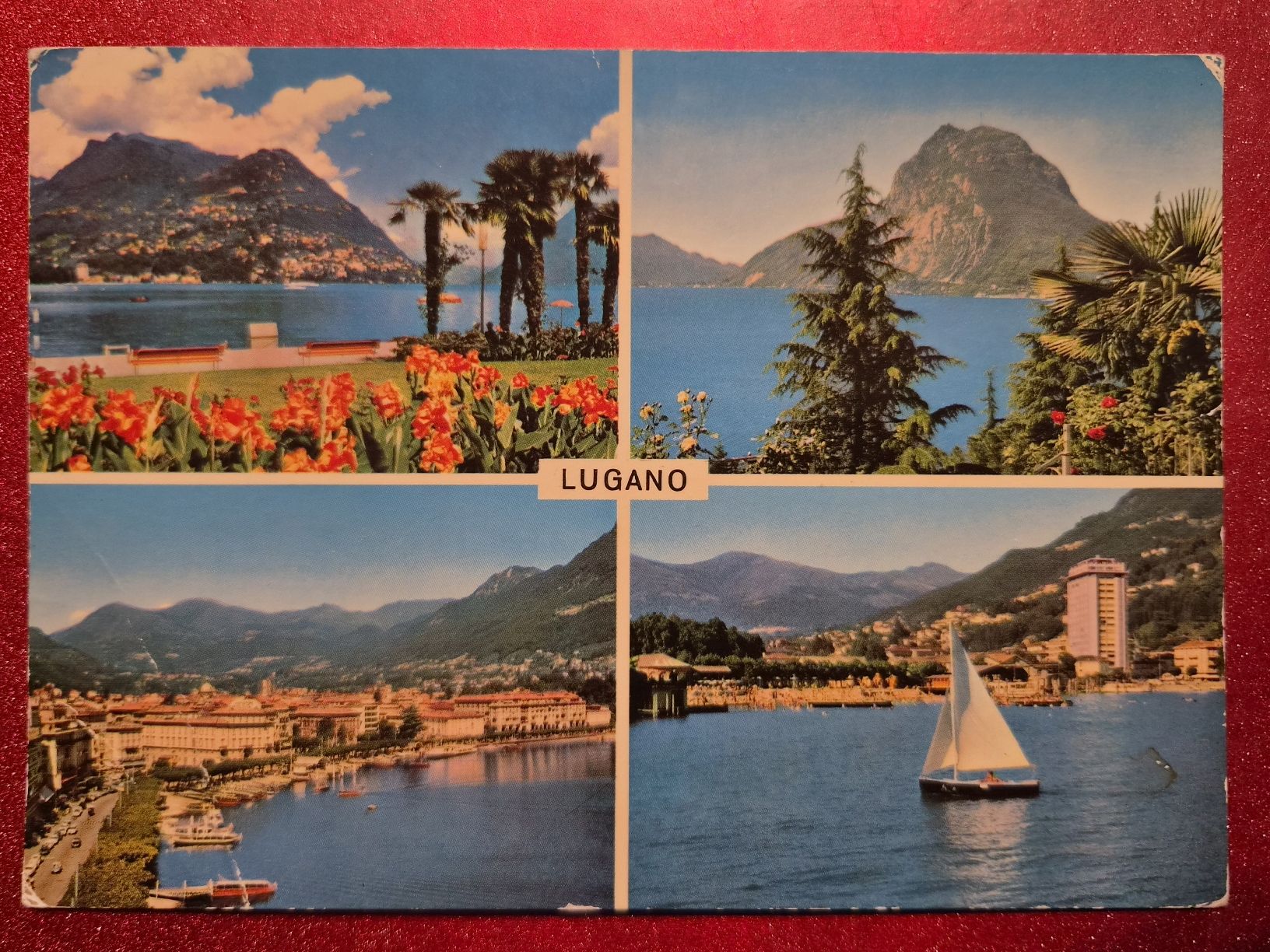 Ansichtskarten: Lugano 1973 – Gebraucht aus Melchnau von Arthurius