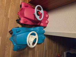 Roller Spielzeugauto 2er Set blau und pink gebraucht