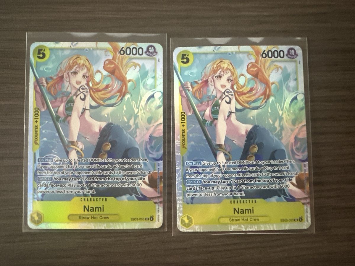 Bandai Sammelbilder & Trading cards: One Piece Nami EB03-053 – Gebraucht aus Aesch BL von LeekTCG