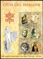 POSTE VATICANE 1983 VATIKANISCHEE KUNSTWERKE BLOCK GEST-Z288