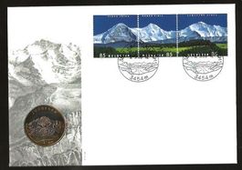 Numisbrief Jungfrau 2006 mit 10 Fr Münze