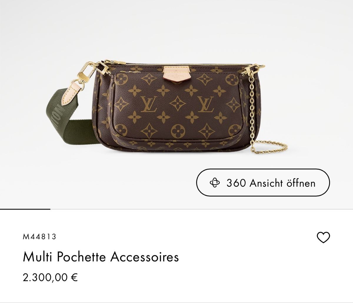 Louis Vuitton Taschen für Damen: Louis Vuitton Multi Pochette Accessoires, Ungetragen! – Neu (gemäss Beschreibung) aus Frauenfeld von 1PegPeg1 8