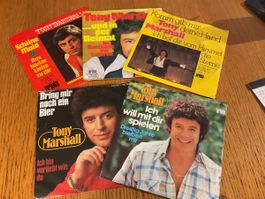 5 Singles Schallplatten Tony Marshall 5 Stück gebraucht