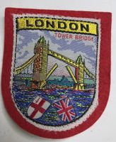 Aufnäher London mit Tower Bridge