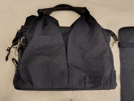 Lässig Wickeltasche marineblau, Top Zustand, viel Stauraum