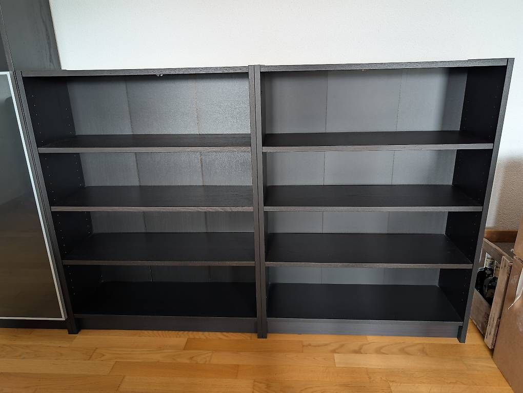 Regale: IKEA BILLY RegalSet - Schwarzbraun - 3 Module – Gebraucht aus Oetwil an der Limmat von martigni 2