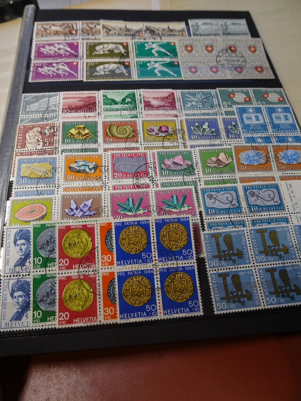 Tutti i francobolli: SAMMLUNG PATRIA 1939-66 postfrisch/gestempelt + 46 4er Block – Usato da Eschenbach SG venduto da eDaisy 5