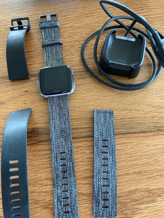 Fitbit cheap charcoal woven