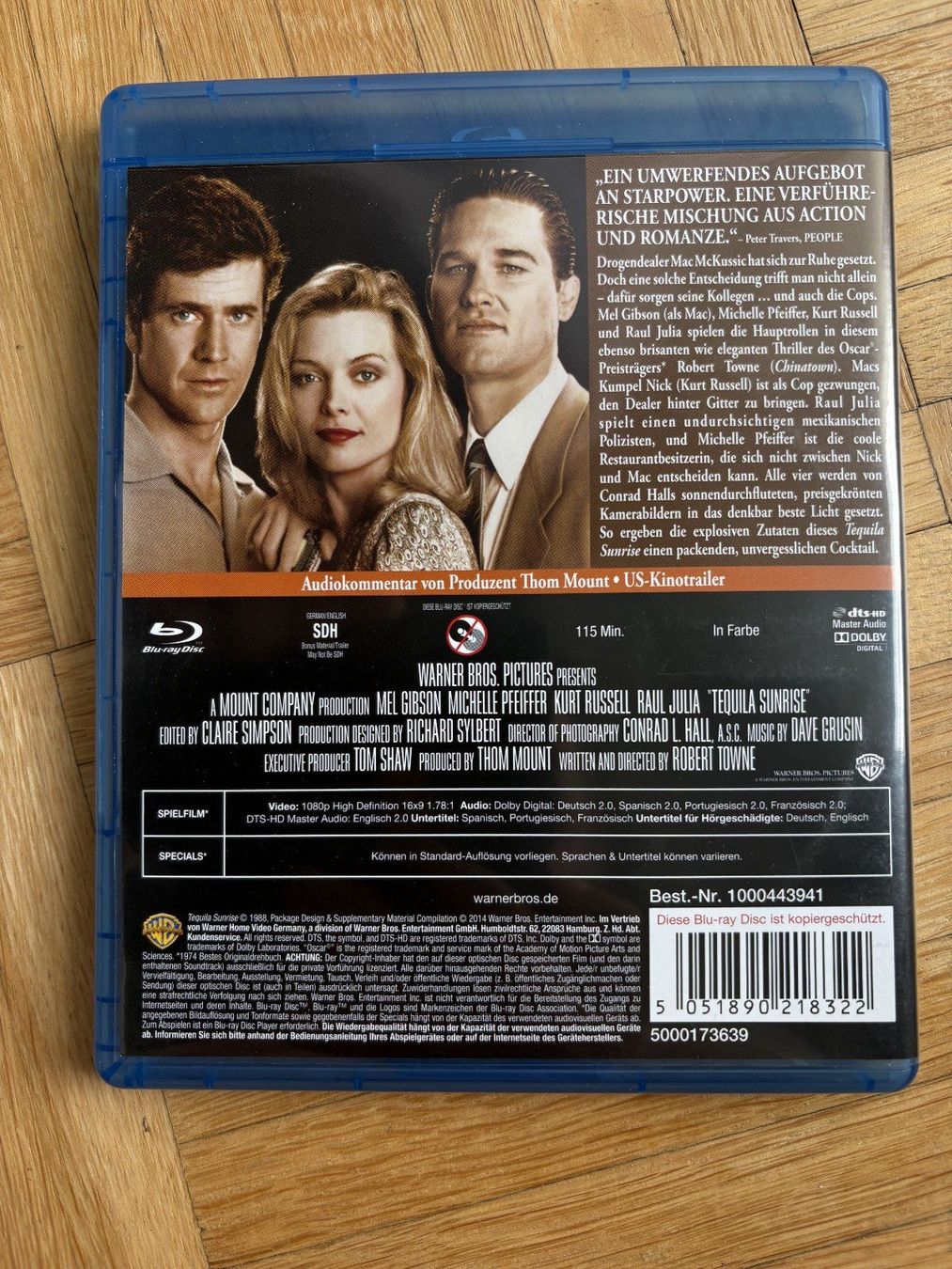 Tutti i DVDs: Tequila Sunrise - Blu-ray – Nuovo (secondo la descrizione) da Zürich venduto da Malcom 2