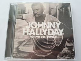 Cd Johnny Hallyday - Mon pays c'est l'amour 