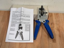 HUBER+SUHNER Abisolierzange 607 200/6/3, sehr gepflegt!