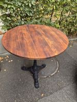 Beizentisch Bistrotisch rund 70 cm Gussfüsse