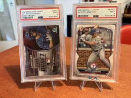 2 MLB Karten - Wyatt Longford - PSA9