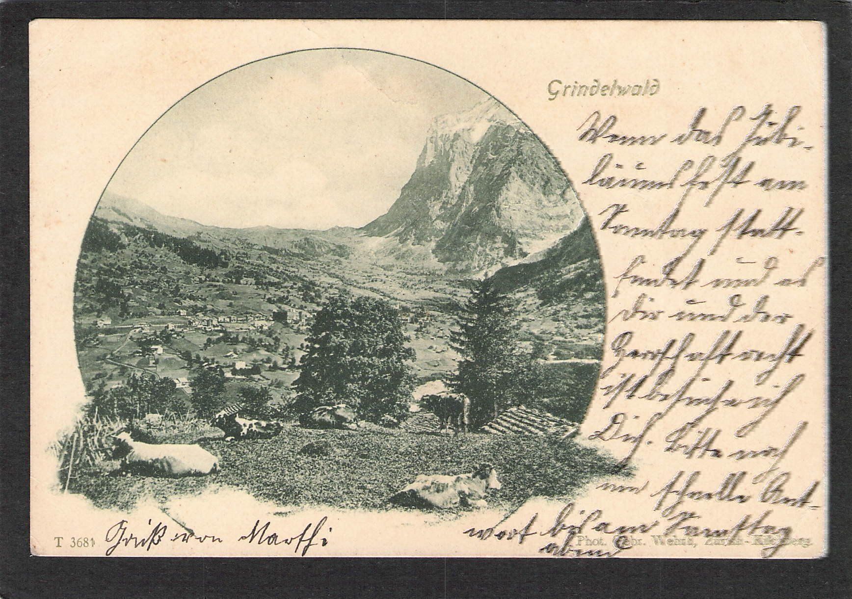 Cartoline postali: -Grindelwald Bern , 1910 – Usato da Reichenburg venduto da Pipo-67