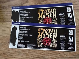 Toten Hosen Tickets 20.6.26 Letzi